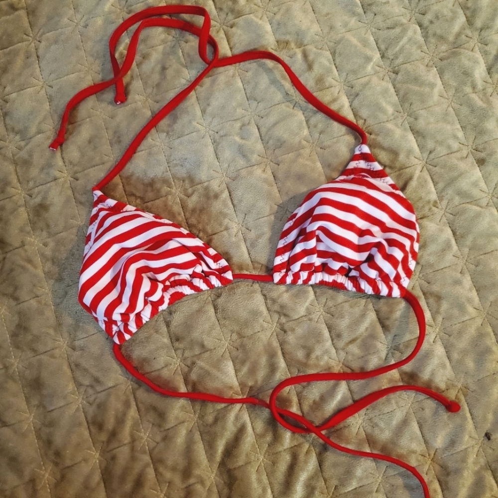 Striped bikini top ( bathing suit )